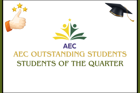 Outstanding students of the quarter (1st Quarter 2026)