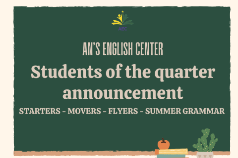 Outstanding students of the quarter (2nd quarter) of 2026