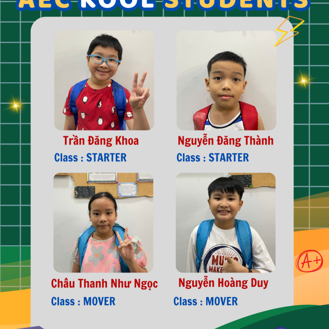 Outstanding Student of the Month (November)