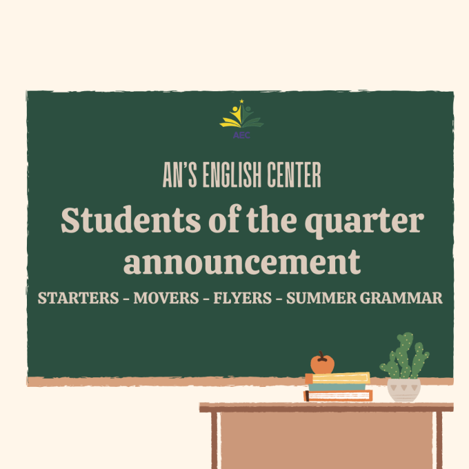 Outstanding students of the quarter (2nd quarter) of 2026